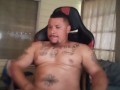 Hot Tattoo Latino Jerking Off To Porn Videos Part 4 (Cumshot)