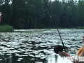 Charming Nika Nut Decided To Go Fishing And found a sextoy And masturbated on the nature