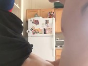 Lucky Fun gets Ahead of Himself and Busts a Nut Early