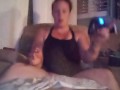 Milf Smoking Cigarettes Playing Video Games In Mini Dress Part 3