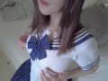 妹の友達が遊びに来た♡セーラー服で秘密のオナニー観察(足ピン)언니의 친구가 방문했습니다. ♡제복을 입고 자위하기