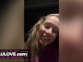 Babe sharing big storm shakes her whole RV mixed with sexy nude behind the scenes clips and TikTok fun - Lelu Love