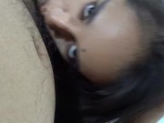 POV "Quiero leche papi" novia putita mama verga en tanga con el culo parado