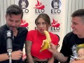 Entrevista con Elo Podcast termina en una mamada y mucho cum - Sara Blonde - Elo Picante