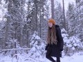 Sex in the winter forest while the snow is falling - RosenlundX - HD
