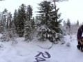 Sex in the winter forest while the snow is falling - RosenlundX - VR 360 - 5,7k 30fps