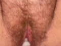 Hairy pink pussy creampie 🔥🥵😍