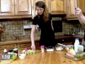 Skinny punk babe in harcore food porn scene