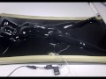 latex vacbed orgasm with vibrator and e-stim