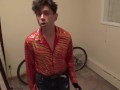 XXX Jock Maolo the Pornstar Rides A Bike Naked!