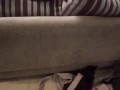 slut wife fucks right in front of her husband and the husband can't say anything and eats soup