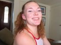 BadDaddyPOV - Horny Redhead Teen Samantha Reigns Spreads her Legs Wide for Stepdaddy