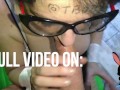 Step mom Blowjob with custom writing on forehead