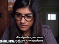 MIA KHALIFA - Sesso interrazziale con ragazza araba triste e ragazzi afroamericani ben dotati