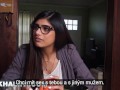 MIA KHALIFA - Mezirasový sex se smutnou arabskou dívkou a dobře vybavenými afroamerickými chlapy