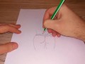 Drawing a beutiful female ass