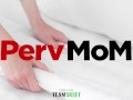 Curvy Step Mom Mandy Rhea Gets On Her Knees And Slobbers On Step Son's Fat Dick - PervMom