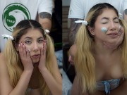 She shouldn't have bet her ass on Argentina (1-2) with her Arab friend