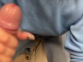 A real creampie in the FITTING ROOM! Cum in my tight pussy while I try on jeans. FeralBerryy