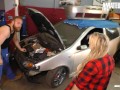 Big Tits Blonde Mika Olsson Seduces And Fucked Horny Mechanic - AMATEUR EURO