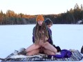 Sex on a frozen lake - RosenlundX - HD