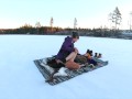 Sex on a frozen lake - RosenlundX - HD
