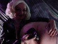 Smoking Fetish - Lesbian slowly masturbation with smoke -Dredda Dark