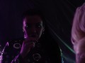 Smoking Fetish - Lesbian slowly masturbation with smoke -Dredda Dark