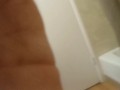 Slapping my cock on hot milfs big ass, then fucks her doggystyle playing around bathroom fun