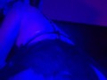 Riding my glowing goblin dildo
