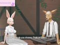 Haru's secret life Chapter #1 sexy furry bunny [Full Gallery hentai game] Beastars
