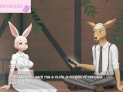 Haru's secret life Chapter #1 sexy furry bunny [Full Gallery hentai game] Beastars