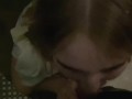 FUCKED my wife in the entrance and CUM on her pussy!