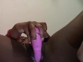 Ebony Creamy Nutt Masturbation