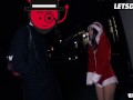 Naughty Slut Lullu Gun Sucks Santa's Dong Then Bangs Amateur Cock In Bus During Christmas - LETSDOEIT