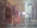 Cock and balls puncaked under glass 2 (preview, full video on Onlyfans) cock and ball trampling