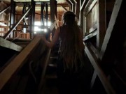 Couple exploring an old mine shaft and each other - RosenlundX - 4k 60fps