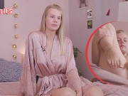 Ersties: Die blonde Jolien spielt gerne Fußball und steht auf sexy Dessous