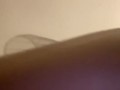 Tattooed brunette takes it from behind then begs to suck my cock