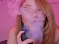 Smoking Fetish + Exibicionismo | Puxa, traga e brisa enquanto me exibo pra você | @yunaktt