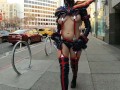 Teaser - Cosplay In the streets with lots of nip slip!