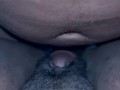 Sliding his Dick between my Pussy Lips. BBC CUMSHOT!!!