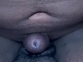 Sliding his Dick between my Pussy Lips. BBC CUMSHOT!!!