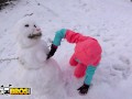 BANGBROS - Wholesome Winter Fun With Amia Miley, And Some Provocative Content As Well