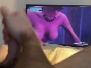 Baise et ejac devant ces gros seins