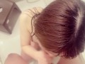 彼女にお風呂でフェラしてもらってそのまま顔に大量の精子をぶっかけ-素人カップル/日本人/フェラ/手コキ/顔射