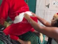 Sexy Santa Gives the last Gift of Christmas