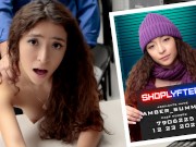 Shoplifter Teenie Gets Caught Stealing Makeup On Christmas - Shoplyfter