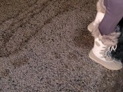Desperation Pee in snow in - 21 weather on random road