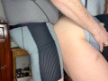 Chubby mature wife bent over and fucked in skirt, gets a creampie 🔥😍💋❤️‍🔥